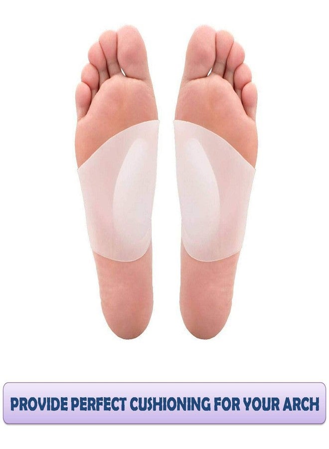 Lify nylon Arch Supports For Plantar Fasciitis, Flat Feet, Fallen Arches-Pair Of Gel Insoles For Sandals, Sneakers, Boots, High Heels, Shoes (Large Fit Men's 8.5-12, Women's 9.5-13) - Image 2